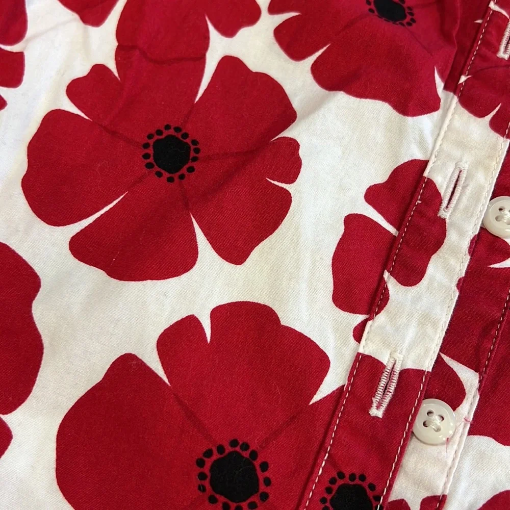 Gymboree poppy, button-down shirt, size 7